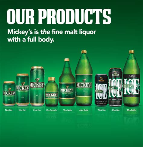 mickey's alcohol content